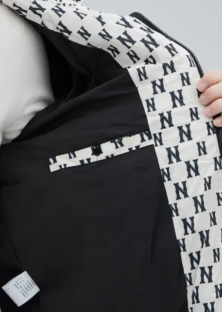 Men Puffer Down Jacket with Hood for Winter Beige