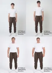 Men's Slim-Fit Cargo Joggers - Coffee