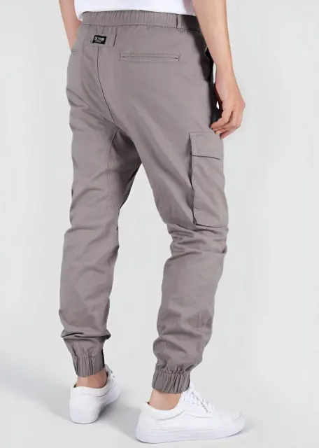 Men's Slim-Fit Cargo Joggers - Mid Grey
