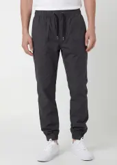 Ultra-Comfort Men's Dark Grey Lightweight Jogger Pants