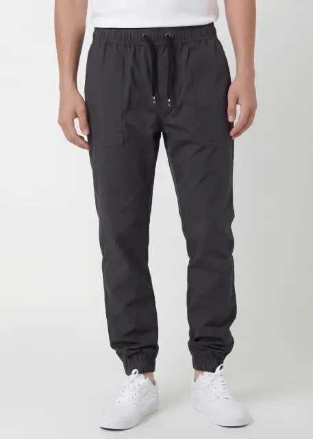 Ultra-Comfort Men's Dark Grey Lightweight Jogger Pants