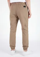 Man Lightweight Cargo Jogger Pants Khaki