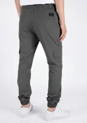 Man Lightweight Cargo Jogger Pants Slim Fit Mid Grey