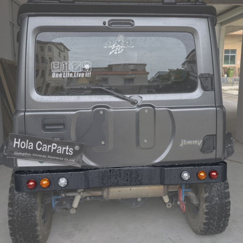 Retro nostalgic series Rear Bumper with lamp for Jimny JB74W JB64W JB74 JB64 2018+