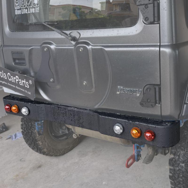 Retro nostalgic series Rear Bumper with lamp for Jimny JB74W JB64W JB74 JB64 2018+