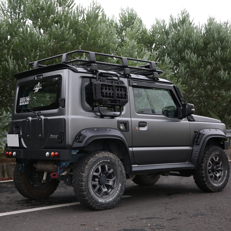 Retro nostalgic series Rear Bumper with lamp for Jimny JB74W JB64W JB74 JB64 2018+