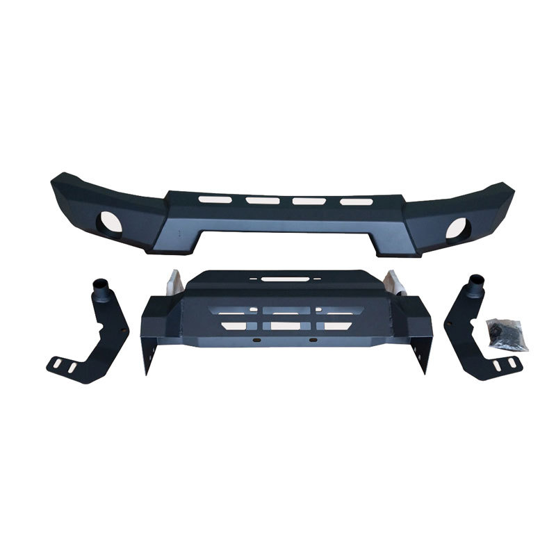 Front Bumper C Steel/Aluminium with Winch mount for Jimny JB74W JB64W JB74 JB64 2018+