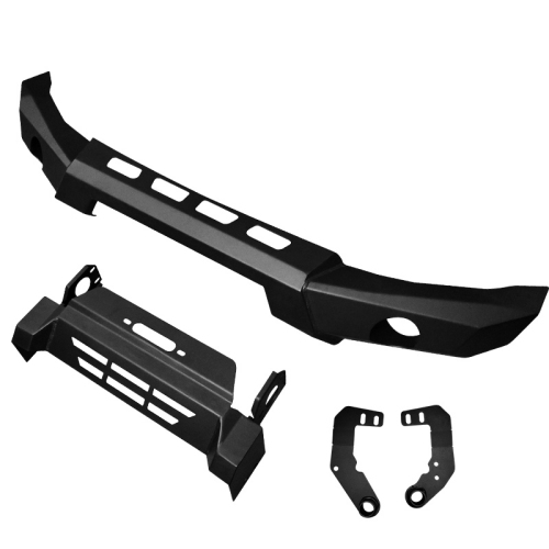 Front Bumper C Steel/Aluminium with Winch mount for Jimny JB74W JB64W JB74 JB64 2018+