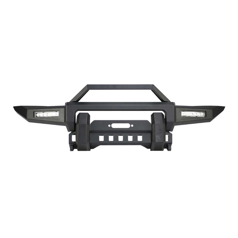 Front Bumper A - Steel/Aluminium with DRL with Winch mount for Jimny JB74W JB64W JB74 JB64 2018+