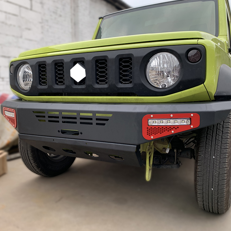 Front Bumper B Steel with Winch mount for Jimny JB74W JB64W JB74 JB64 2018+