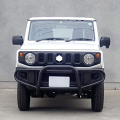 Bull Bar G NO winch mount Black-Steel for Jimny JB74W JB64W JB74 JB64 2018+