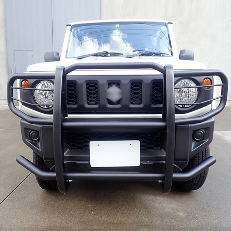 Big Bull Bar H NO winch mount black-carbon steel for Jimny JB74W JB64W JB74 JB64 2018+