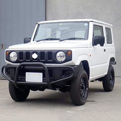Small Bull Bar - F NO winch mount Black-Steel for Jimny JB74W JB64W JB74 JB64 2018+