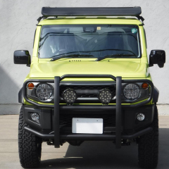 Big Bull Bar H NO winch mount black-carbon steel for Jimny JB74W JB64W JB74 JB64 2018+