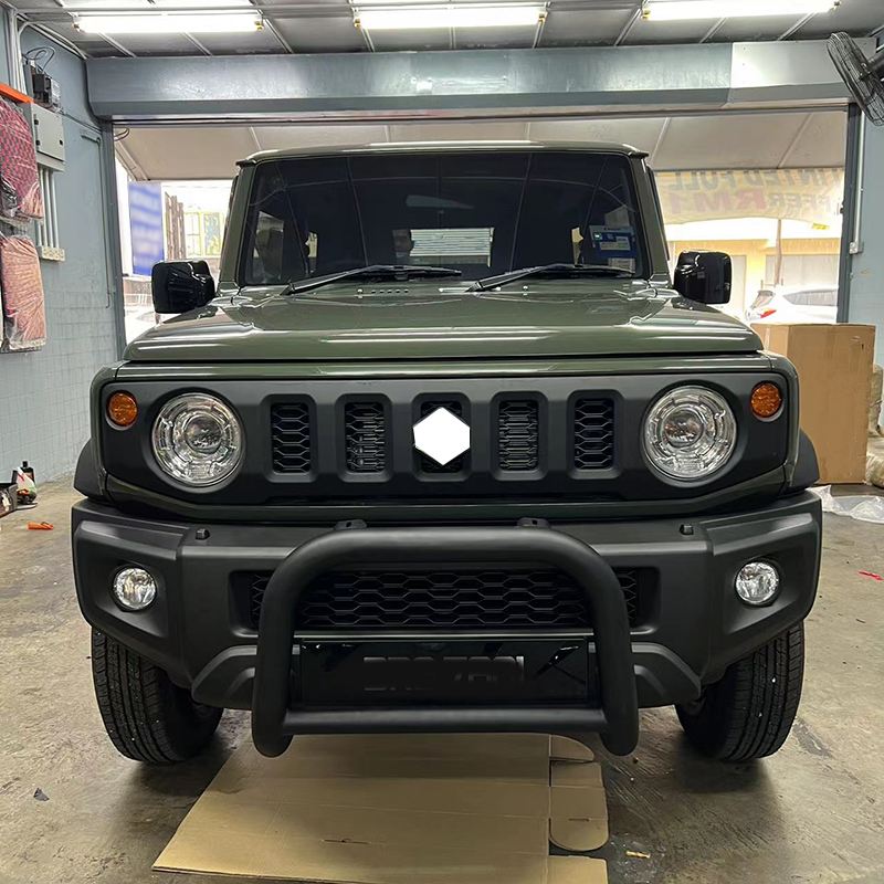 Small Bull Bar - F NO winch mount Black-Steel for Jimny JB74W JB64W JB74 JB64 2018+