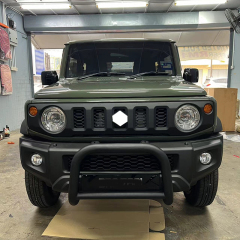 Small Bull Bar - F NO winch mount Black-Steel for Jimny JB74W JB64W JB74 JB64 2018+