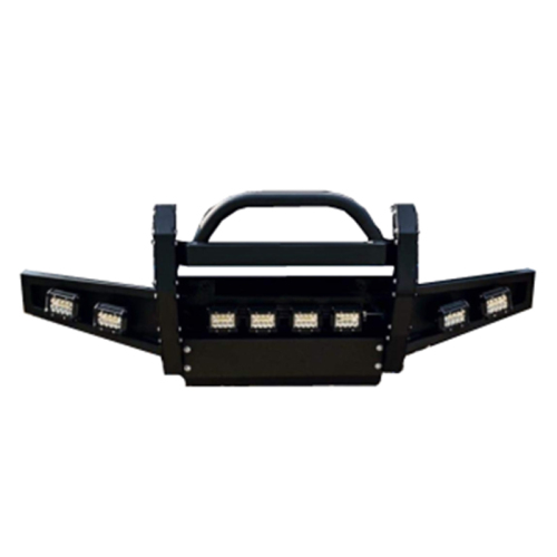 Assemble Front Bumper E NO winch mount with 8 LEDs for Jimny JB74W JB64W JB74 JB64 2018+