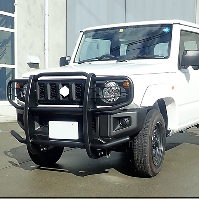 Big Bull Bar H NO winch mount black-carbon steel for Jimny JB74W JB64W JB74 JB64 2018+