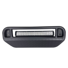 Lighting frame/guard plate for plastic narrow body front bar Including 126W*1PCS spotlights+Relay cable Materialiron for Jimny JB74W JB64W JB74 JB64 2018+