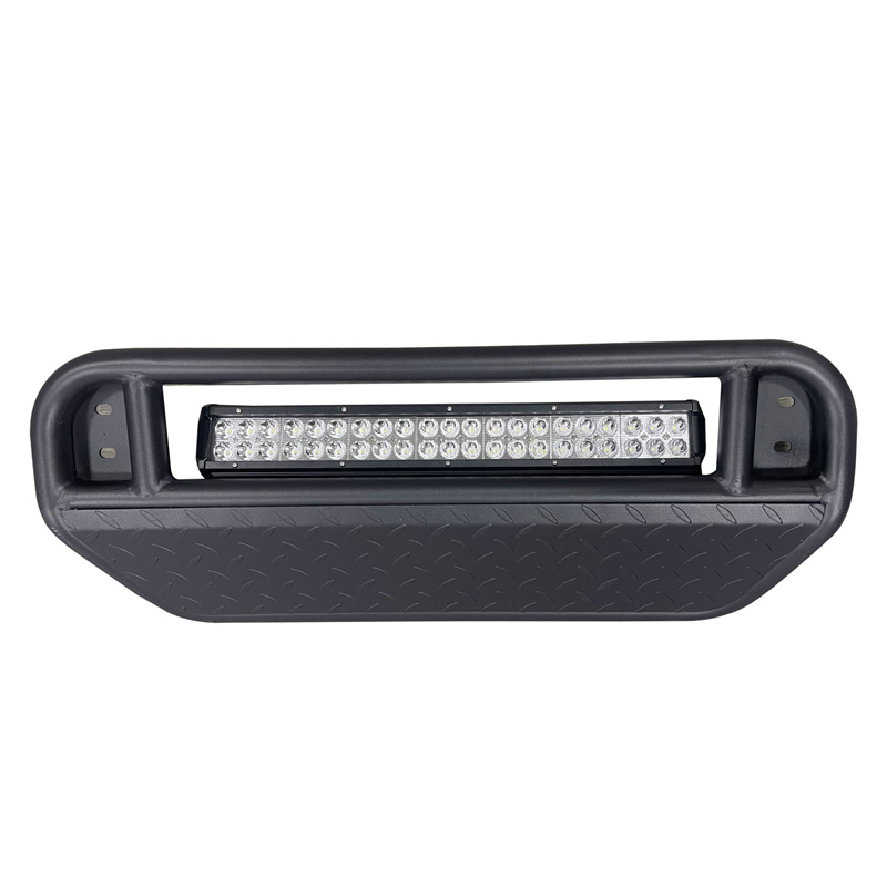 Lighting frame/guard plate for plastic narrow body front bar Including 126W*1PCS spotlights+Relay cable Materialiron for Jimny JB74W JB64W JB74 JB64 2018+