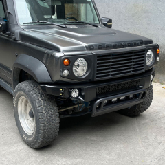 Lighting frame/guard plate for plastic narrow body front bar Including 4 LED(18W*4PCS) spotlights+Relay cable Materialiron for Jimny JB74W JB64W JB74 JB64 2018+