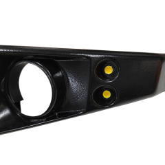 Narrow Plastic Front Bumper Iron guard board with 4 LED small lights (Yellow light) for Jimny JB74W JB64W JB74 JB64 2018+