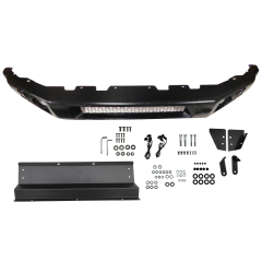 Plastic narrow body front bar Iron guard board with 4 LED small lights(white light) for Jimny JB74W JB64W JB74 JB64 2018+