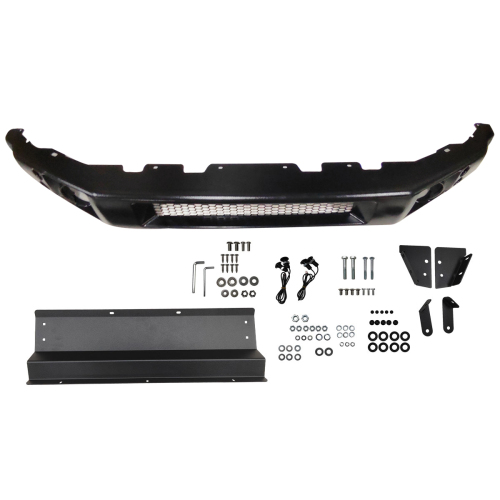 Plastic narrow body front bar Iron guard board with 4 LED small lights(white light) for Jimny JB74W JB64W JB74 JB64 2018+