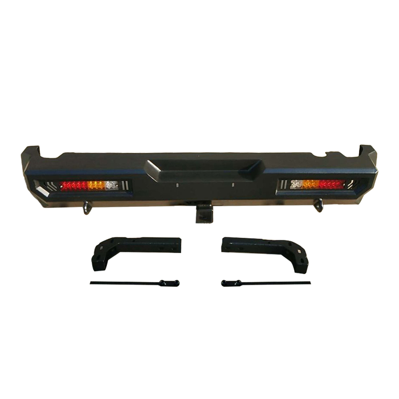 Rear Bumper B Steel with rear lights Bumper & tow bar two in one for