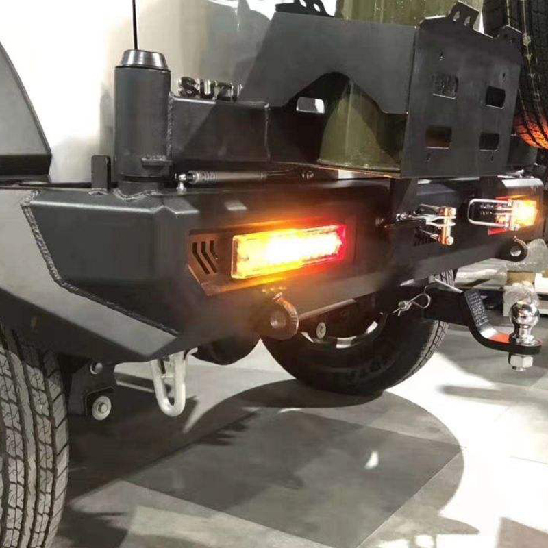 Rear Bumper B Steel with rear lights Bumper & tow bar two in one for Jimny JB74W JB64W JB74 JB64 2018+