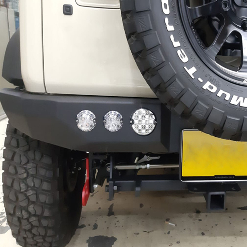Rear Bumper D Steel with rear lights for Jimny JB74W JB64W JB74 JB64 2018+