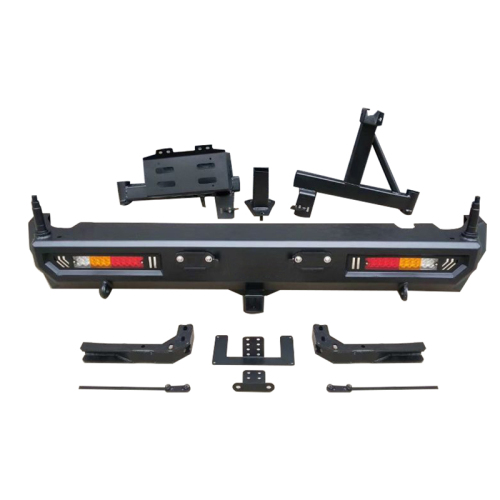 Rear Bumper C Steel with rear lights Bumper &amp; tow bar &amp; Fuel tank &amp; Spare wheel mount for Jimny JB74W JB64W JB74 JB64 2018+