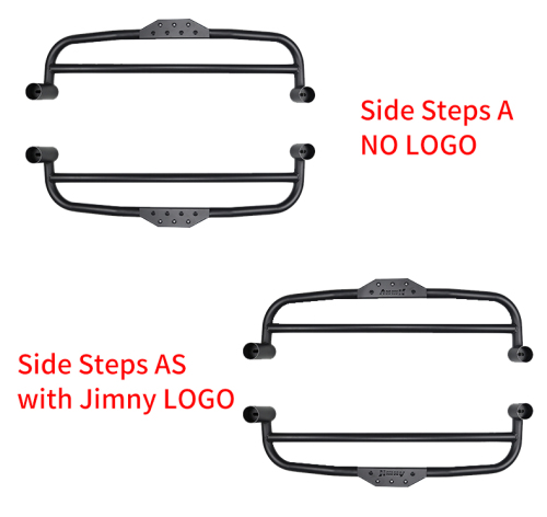 Side pedal A without LOGO or with Jimny LOGO for Jimny JB74W JB64W JB74 JB64 2018+
