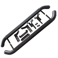 3" Round Pipe with band Bending Side Steps Sanding paint-steel for Jimny JB74W JB64W JB74 JB64 2018+