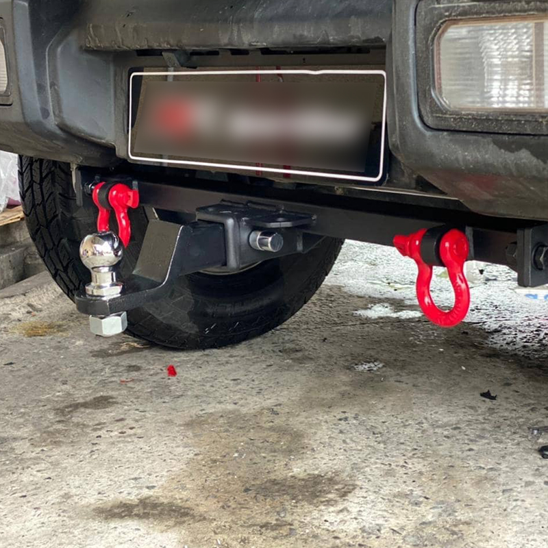 Tow Bar / with RED Shackles for Jimny JB74W JB64W JB74 JB64 2018+