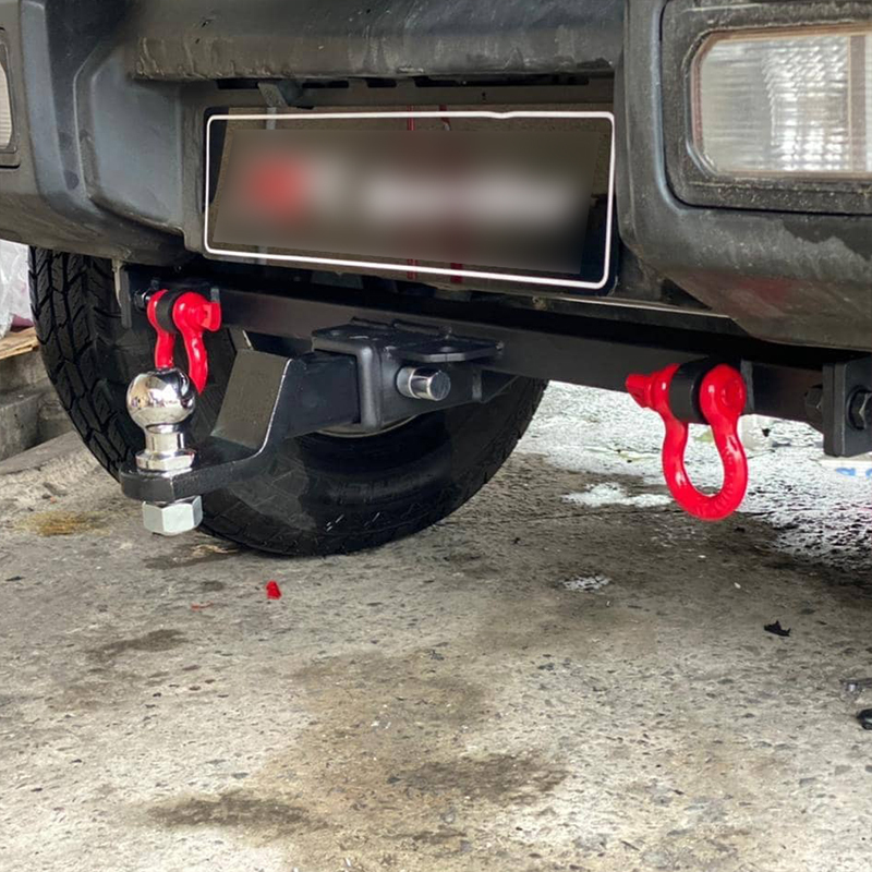 Tow Bar / with RED Shackles for Jimny JB74W JB64W JB74 JB64 2018+
