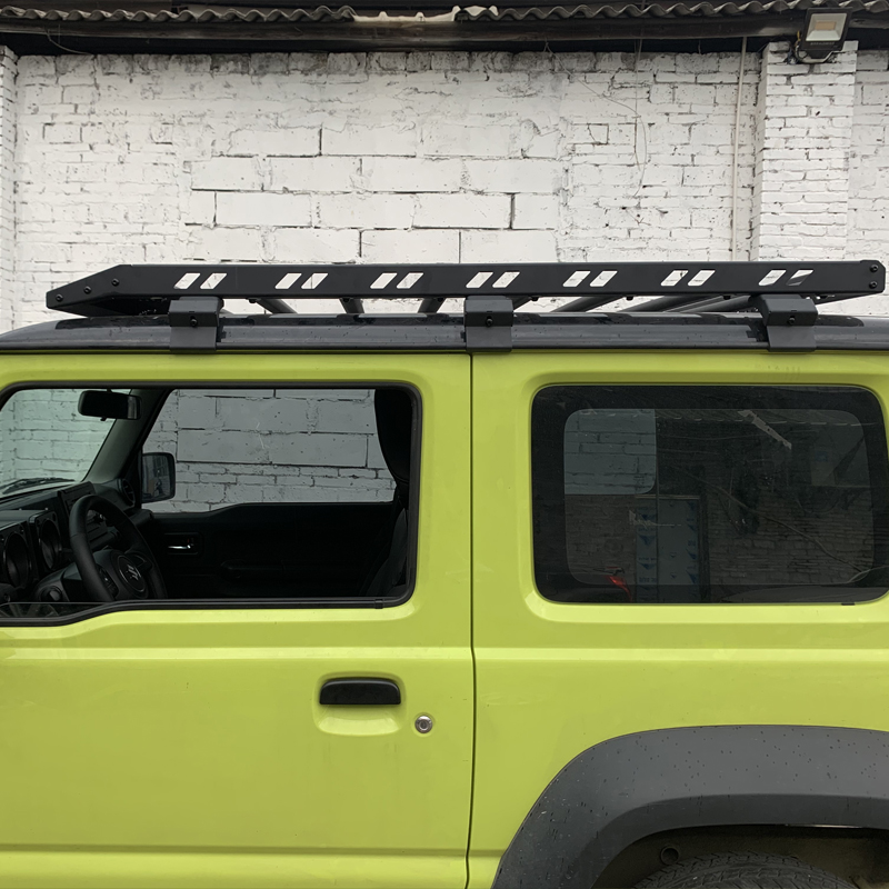 Roof Rack C aluminium With 1 * White LED light Height 6cm for Jimny JB74W JB64W JB74 JB64 2018+