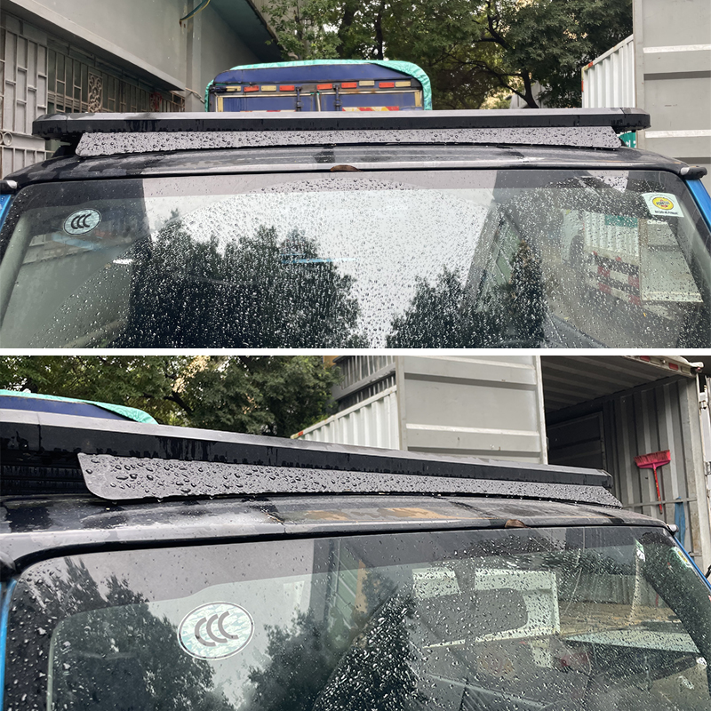 Spoiler(for flat roof rack)aluminum for Jimny JB74W JB64W JB74 JB64 2018+