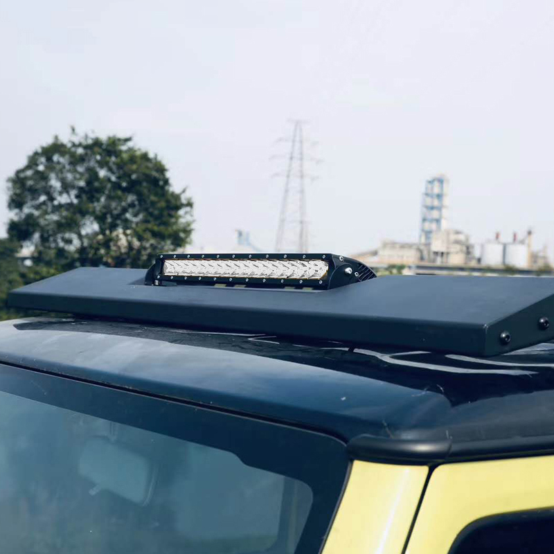 Roof Rack C aluminium With 1 * White LED light Height 6cm for Jimny JB74W JB64W JB74 JB64 2018+