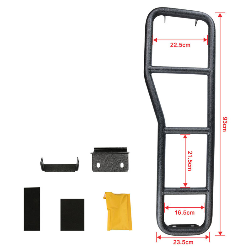 Round tube tail ladder Integral style for Jimny JB74W JB64W JB74 JB64 2018+