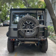 Tail ladder+storage rack+spare wheel rack 3 in 1 for Jimny JB74W JB64W JB74 JB64 2018+