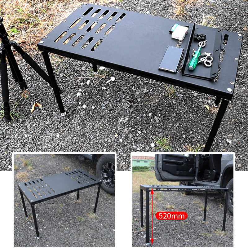 Trunk tray board Height+Outdoor table-Aluminium for Jimny JB74W JB64W JB74 JB64 2018+