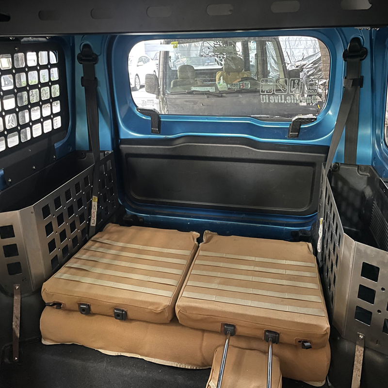 Second row seat metal storage box (left and right)for Jimny JB74W JB64W JB74 JB64 2018+