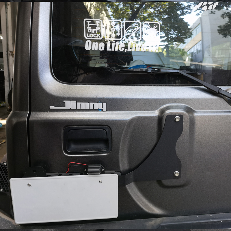 License plate Frame with 2 lights for Jimny JB74W JB64W JB74 JB64 2018+