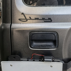 License plate Frame with 2 lights for Jimny JB74W JB64W JB74 JB64 2018+