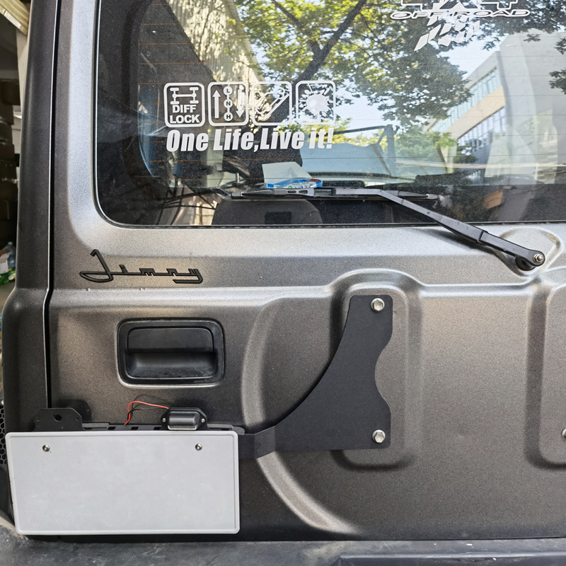 License plate Frame with 2 lights for Jimny JB74W JB64W JB74 JB64 2018+