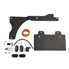 License plate Frame with 2 lights for Jimny JB74W JB64W JB74 JB64 2018+