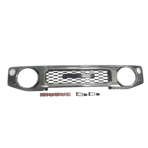 Front Grille B Gray with Logo for Jimny JB74W JB64W JB74 JB64 2018+