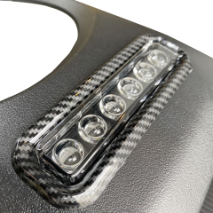 Front Grille A Carbonfiber Painting with LED Indicator+DRL for Jimny JB74W JB64W JB74 JB64 2018+