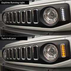 Front Grille A Chromed with LED Indicator+DRL for Jimny JB74W JB64W JB74 JB64 2018+